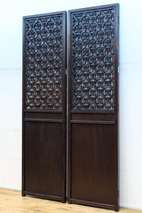 幅700ミリ、高さ2550ミリ　華やかなレリーフ彫刻が印象的な高さのある門扉　F8555ab　在庫(a:1 b:1)枚