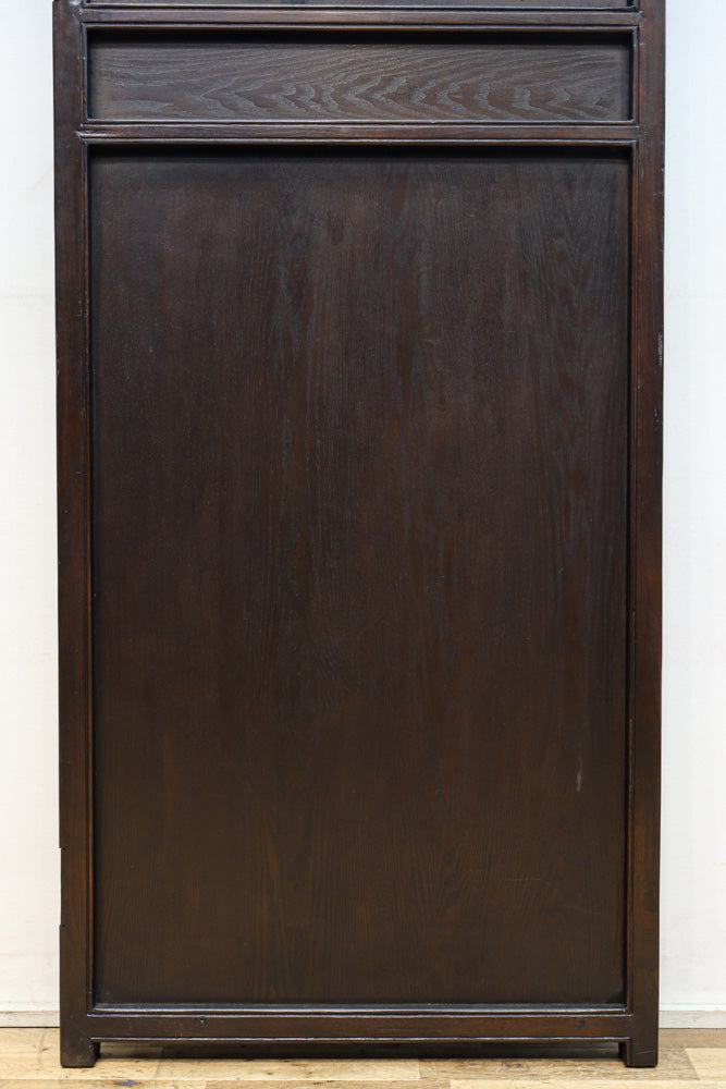 幅700ミリ、高さ2550ミリ　華やかなレリーフ彫刻が印象的な高さのある門扉　F8555ab　在庫(a:1 b:1)枚