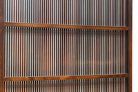 幅895ミリ　気品ある色彩に繊細な格子が美しい格子戸　F8559　在庫2枚