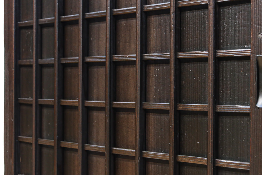 square lattice board door F8568