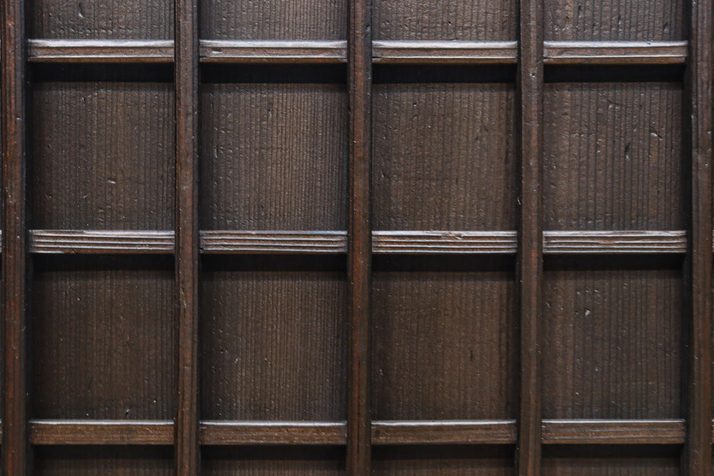 square lattice board door F8568