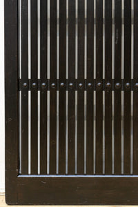 幅913ミリ　平格子づくりで壮観な眺めが魅了する全面幅広格子戸　F8572　在庫2枚