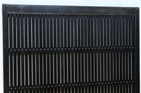 幅913ミリ　平格子づくりで壮観な眺めが魅了する全面幅広格子戸　F8572　在庫2枚