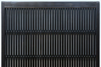 幅913ミリ　平格子づくりで壮観な眺めが魅了する全面幅広格子戸　F8572　在庫2枚