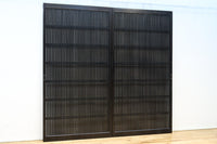 幅913ミリ　平格子づくりで壮観な眺めが魅了する全面幅広格子戸　F8572　在庫2枚