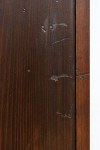 幅604ミリ　2種類の和ガラスでレトロな面持ちのスリムガラス戸　F8577　在庫1枚