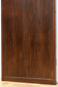 幅604ミリ　2種類の和ガラスでレトロな面持ちのスリムガラス戸　F8577　在庫1枚