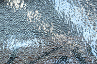 幅604ミリ　2種類の和ガラスでレトロな面持ちのスリムガラス戸　F8577　在庫1枚