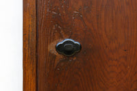 幅602ミリ　色ガラスをアクセントにしたスリム幅のガラス戸　F8579　在庫1枚