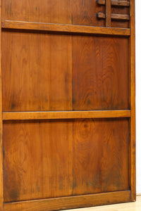 幅602ミリ　色ガラスをアクセントにしたスリム幅のガラス戸　F8579　在庫1枚