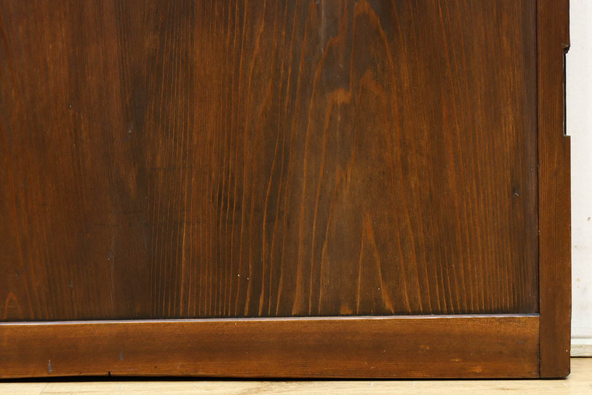 幅604ミリ　スリム幅!! 透かし板が風情を添えるガラス戸　F8580　在庫1枚