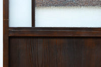 幅604ミリ　スリム幅!! 透かし板が風情を添えるガラス戸　F8580　在庫1枚