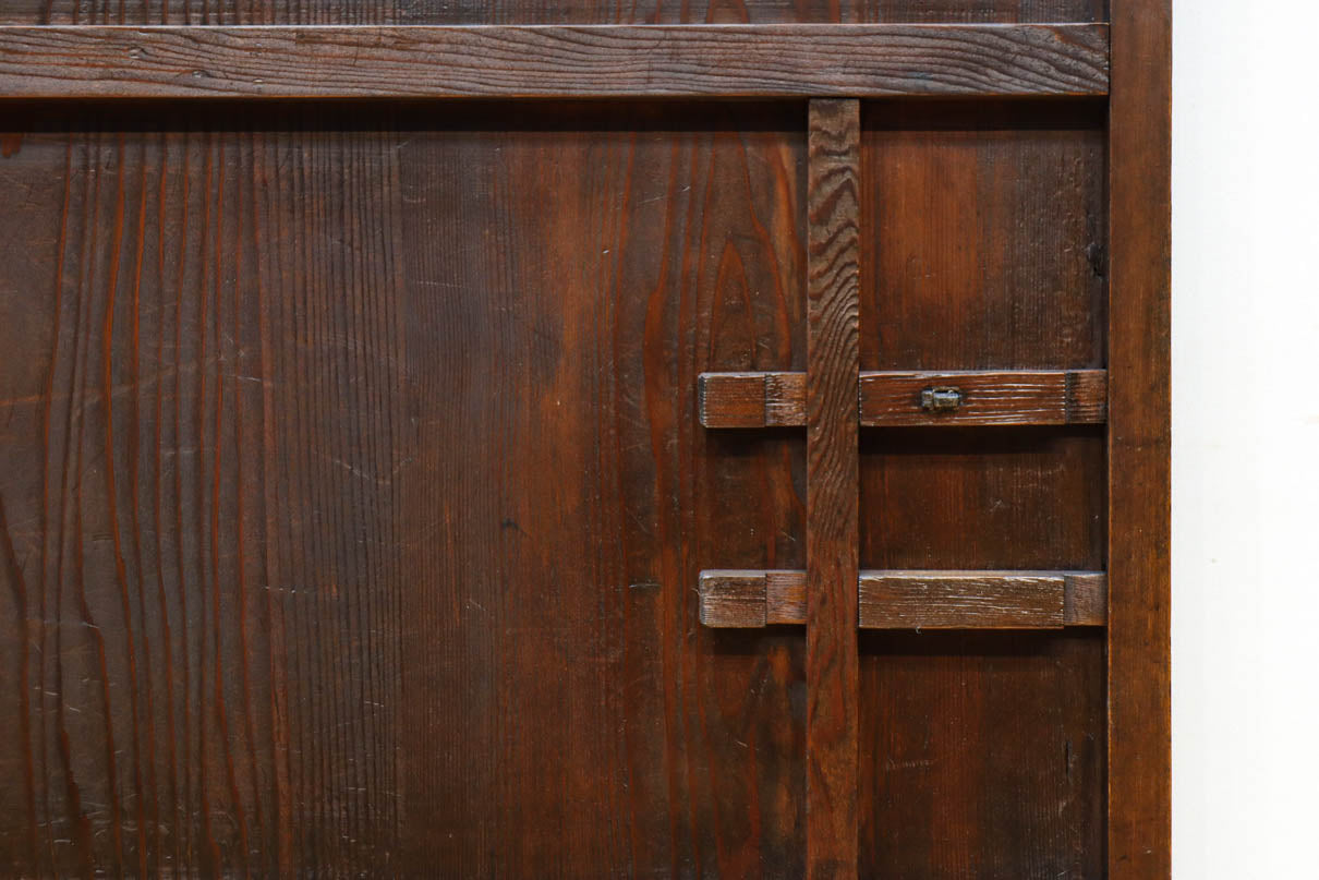 幅604ミリ　スリム幅!! 透かし板が風情を添えるガラス戸　F8580　在庫1枚