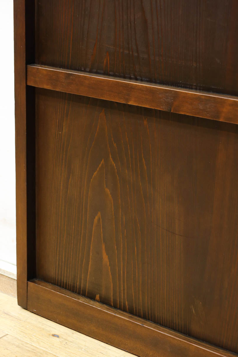 幅604ミリ　スリム幅!! 透かし板が風情を添えるガラス戸　F8580　在庫1枚