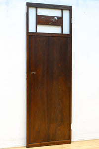 幅604ミリ　スリム幅!! 透かし板が風情を添えるガラス戸　F8580　在庫1枚