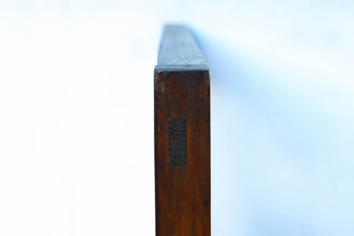 幅604ミリ　スリム幅!! 透かし板が風情を添えるガラス戸　F8580　在庫1枚