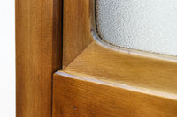 幅607ミリ　ダイヤガラスが輝くスリム幅のガラス戸　F8581　在庫1枚