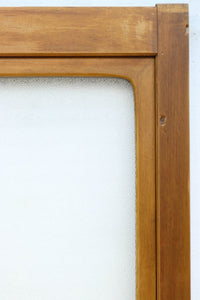 幅607ミリ　ダイヤガラスが輝くスリム幅のガラス戸　F8581　在庫1枚