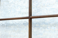 幅853ミリ　古色の風合いが素敵なレトロモダンなガラス戸　F8584　在庫1枚