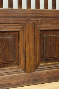 角太格子の堅牢感と上質さがあるスリガラス入りガラス戸　F8585　在庫1枚