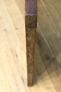 角太格子の堅牢感と上質さがあるスリガラス入りガラス戸　F8585　在庫1枚