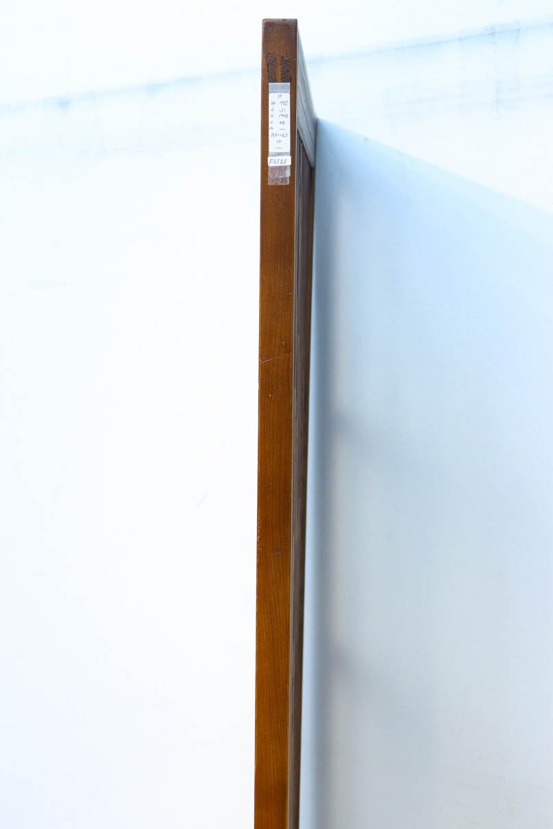 角太格子の堅牢感と上質さがあるスリガラス入りガラス戸　F8585　在庫1枚