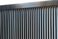 幅900ミリ高さ1877ミリ 珍品‼ 格子から優しい明かりが差し込むスリガラス入り背高いガラス戸　F8588　在庫2枚