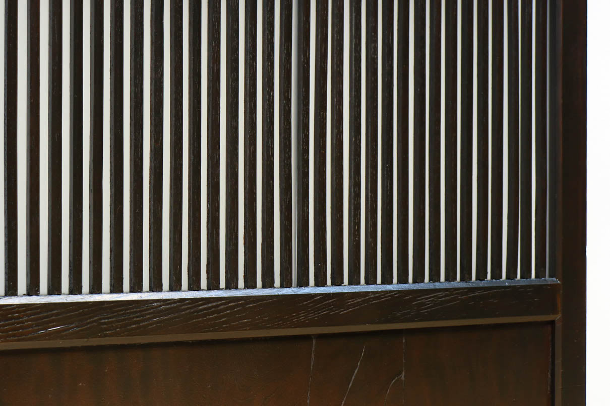 幅900ミリ高さ1877ミリ 珍品‼ 格子から優しい明かりが差し込むスリガラス入り背高いガラス戸　F8588　在庫2枚