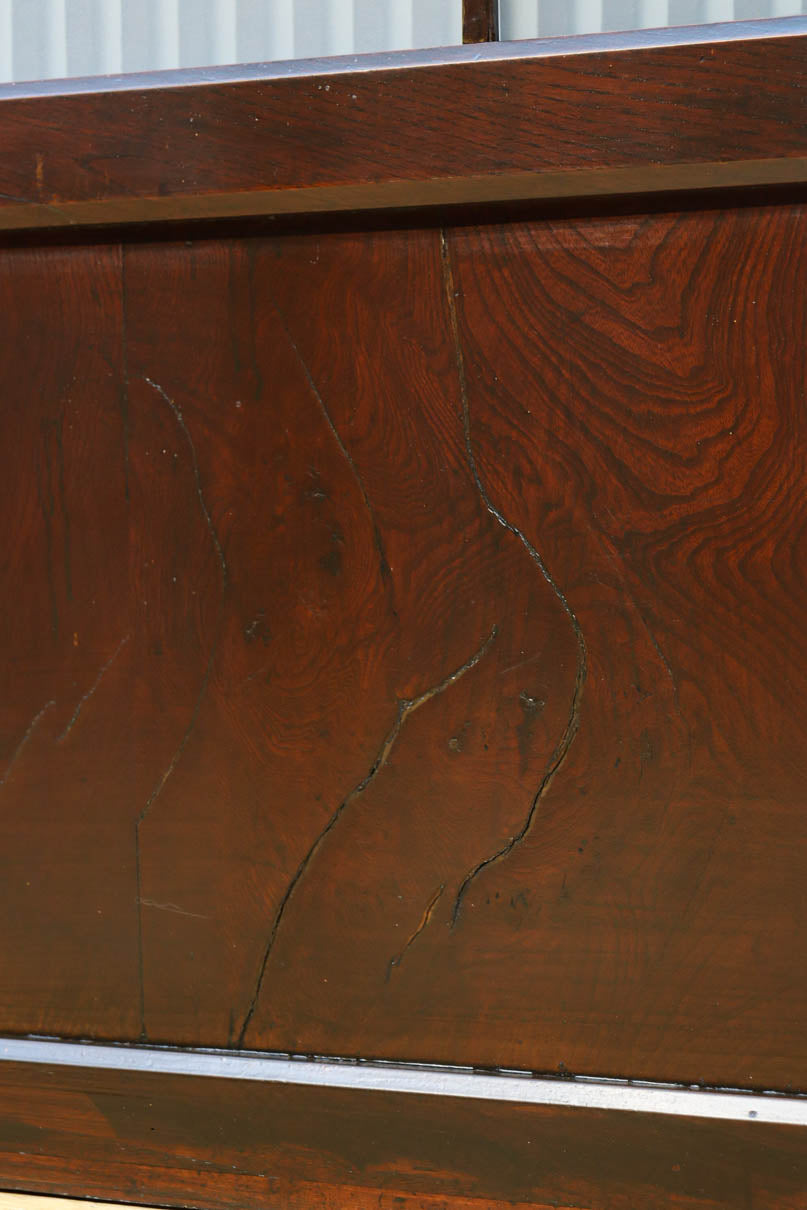 幅900ミリ高さ1877ミリ 珍品‼ 格子から優しい明かりが差し込むスリガラス入り背高いガラス戸　F8588　在庫2枚