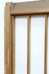 幅878ミリ　竹林の虎と龍を描いた迫力ある眺めの障子戸セット　F8590　在庫4枚1組