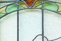 幅888ミリ　柔らかな色使いで描く美しい眺めのガラス戸　F8591　在庫1枚