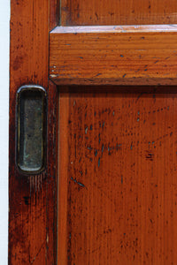 鷹と雉と梅の縁起良い板絵戸セット　F8593　在庫2枚1組