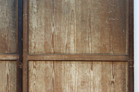 鷹と雉と梅の縁起良い板絵戸セット　F8593　在庫2枚1組