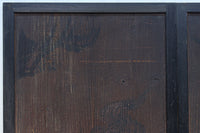 幅860ミリ　東海道から望む富士を描いたのか風情漂う素晴らしい板絵戸セット　F8594　在庫2枚1組