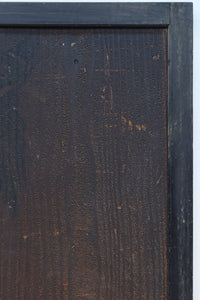 幅860ミリ　東海道から望む富士を描いたのか風情漂う素晴らしい板絵戸セット　F8594　在庫2枚1組