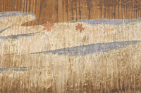 幅888ミリ　二羽の小鳥がもみじの周りで戯れる板絵戸　F8595　在庫1枚