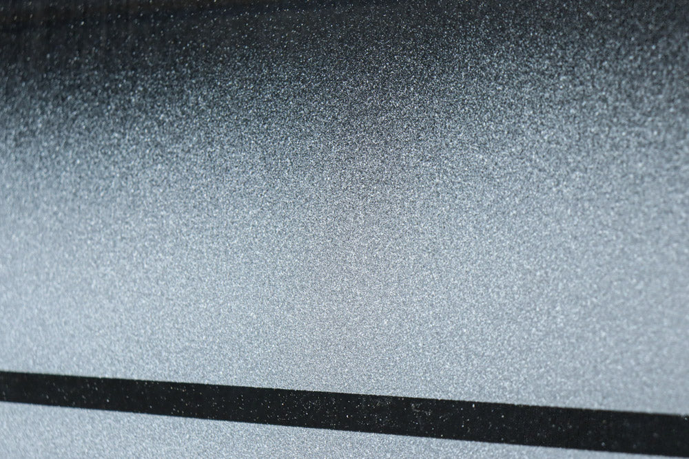 幅885ミリ　繊細な縦格子が美しく並ぶスリガラス入り大阪格子戸　F8597　在庫4枚