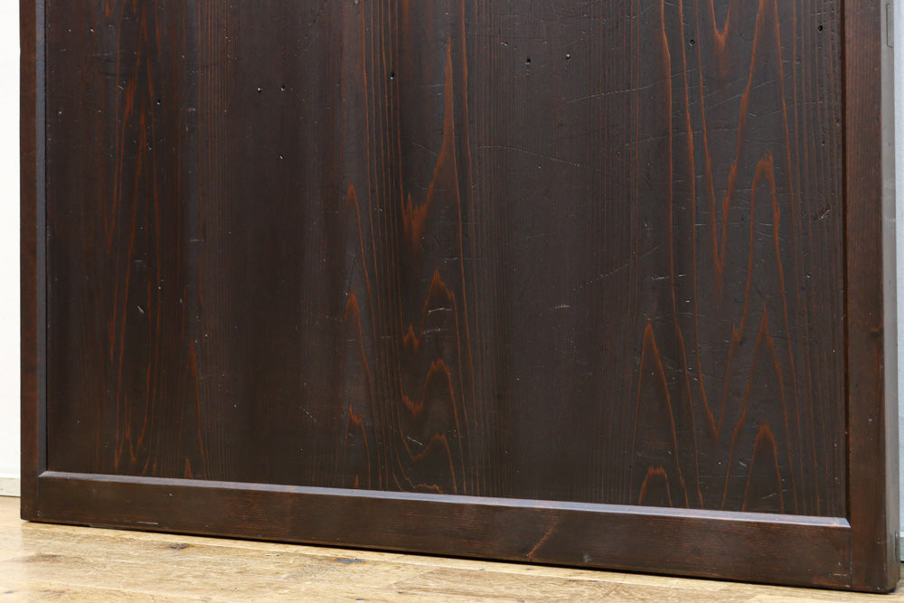 幅897ミリ　面取りされた格子で風合い豊かな格子戸　F8599　在庫1枚