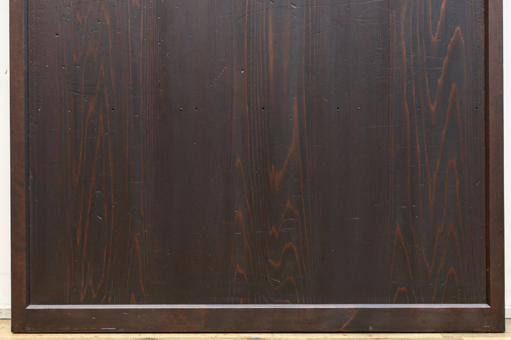 幅897ミリ　面取りされた格子で風合い豊かな格子戸　F8599　在庫1枚