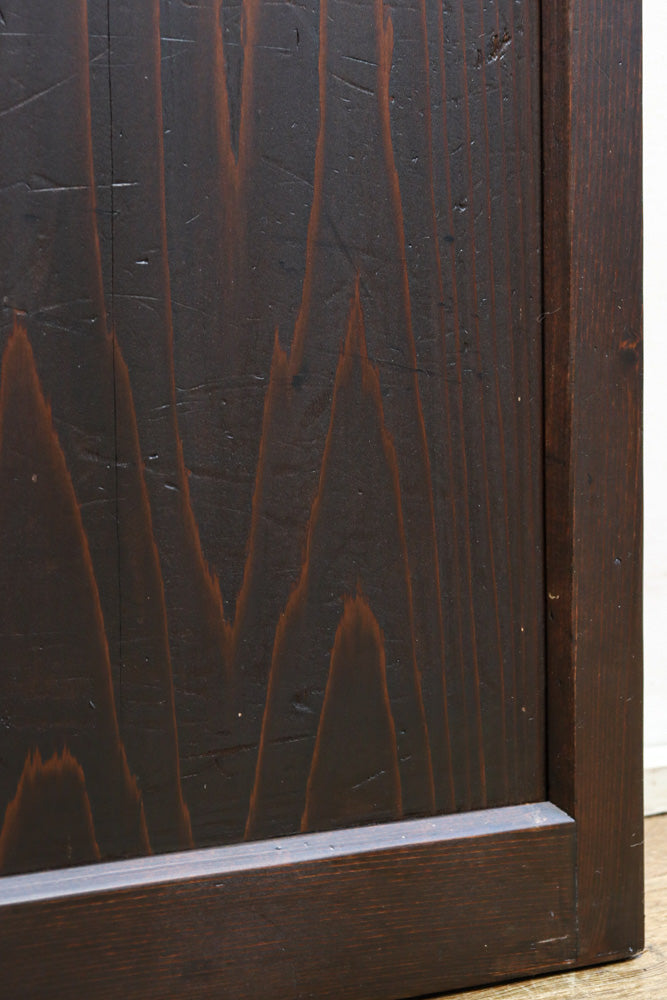 幅897ミリ　面取りされた格子で風合い豊かな格子戸　F8599　在庫1枚