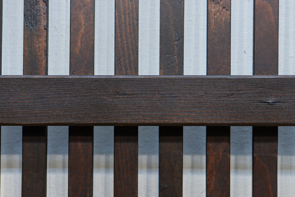 幅897ミリ　面取りされた格子で風合い豊かな格子戸　F8599　在庫1枚