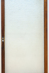 幅883ミリ　大判のプレスガラスで開放感溢れるレトロガラス戸　F8601　在庫4枚