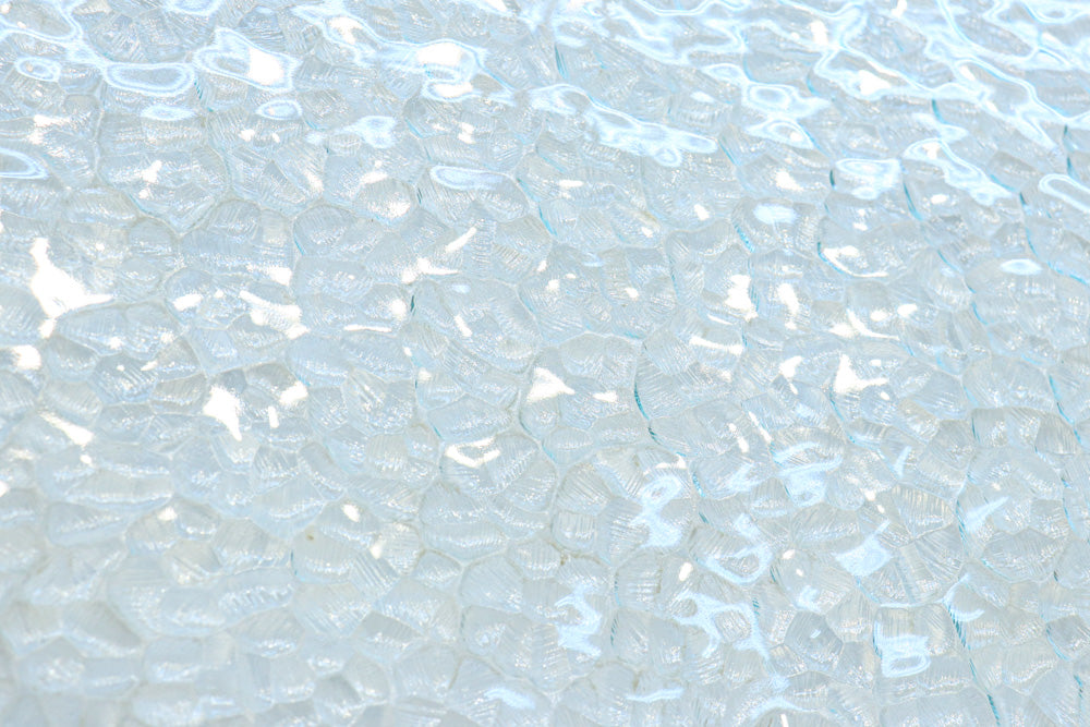 幅883ミリ　大判のプレスガラスで開放感溢れるレトロガラス戸　F8601　在庫4枚