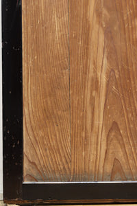 小菊と白梅の花で華やかな板絵戸セット　F8602a　在庫2枚1組