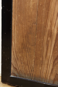 小菊と白梅の花で華やかな板絵戸セット　F8602a　在庫2枚1組