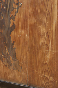 小菊と白梅の花で華やかな板絵戸セット　F8602a　在庫2枚1組