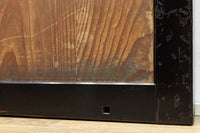 小菊と白梅の花で華やかな板絵戸セット　F8602a　在庫2枚1組