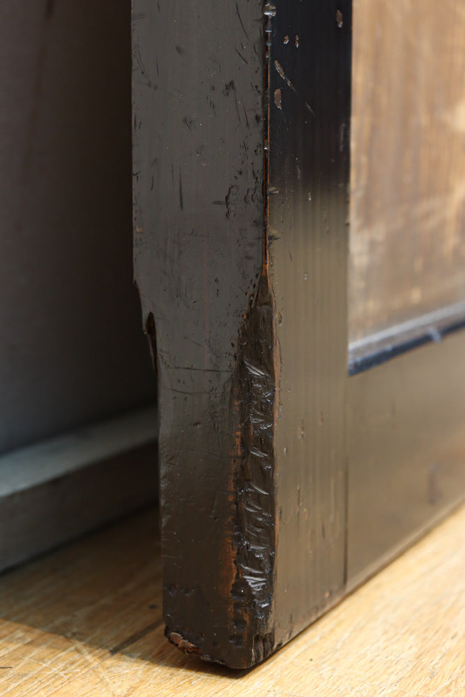 小菊と白梅の花で華やかな板絵戸セット　F8602a　在庫2枚1組