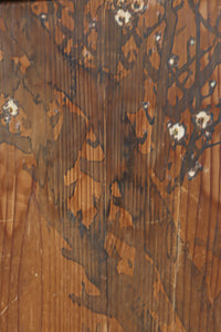 牡丹と白梅の花で上品な板絵戸セット　F8602b　在庫2枚1組