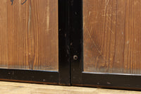 牡丹と白梅の花で上品な板絵戸セット　F8602b　在庫2枚1組